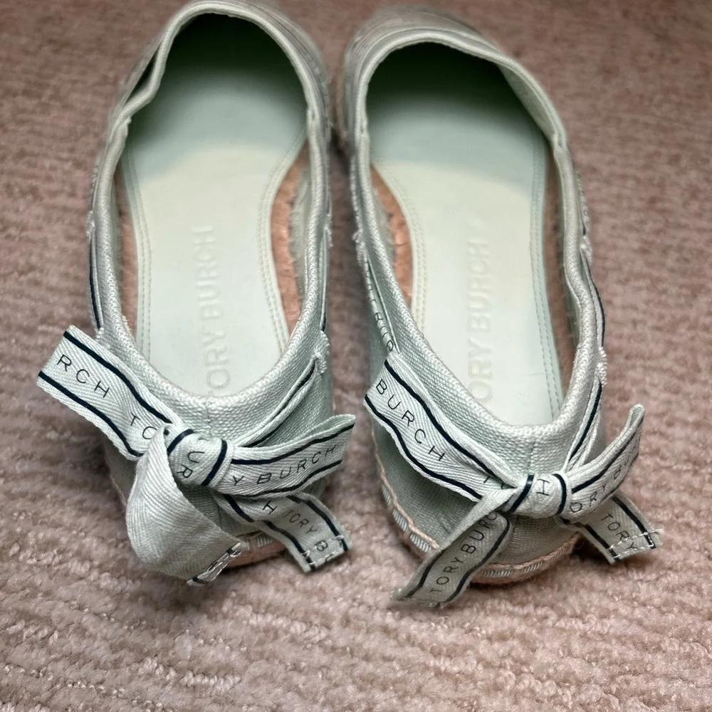 Tory Burch Women's Light Gray Espadrilles - Picture 3 of 6